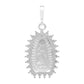 Dije Virgencita Guadalupe Mate Zirconias Regalo Plata 925