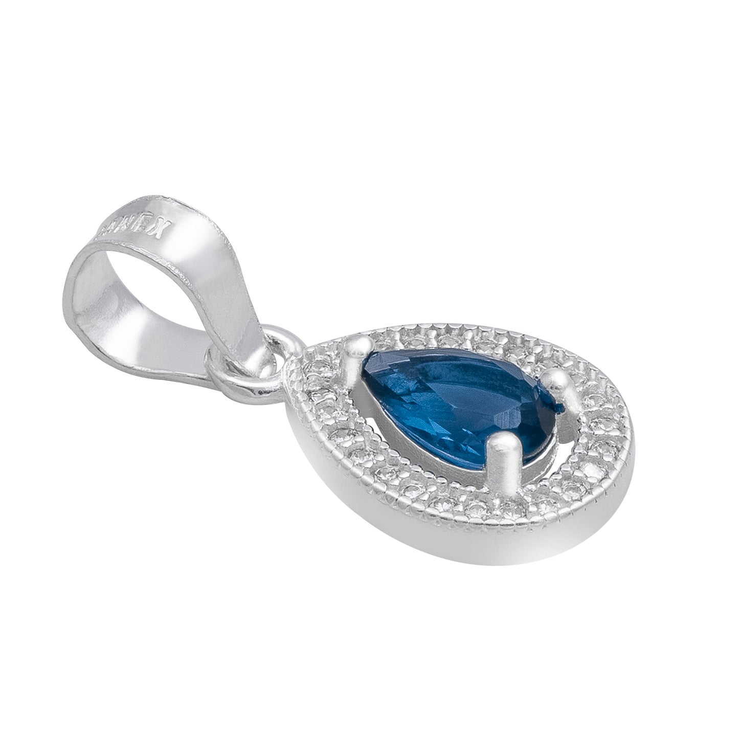 Dije Gota Chic Zirconias Mujer Regalo Joyería Moda Plata 925