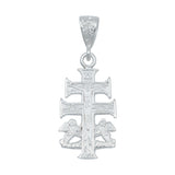 Dije Cruz Caravaca Mediano Angeles Regalo Hombre Plata 925