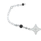 Pulsera Ajustable Nudo De Bruja Laser Bolitas Plata 925