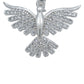 Dije Colibri Mediano Zirconias Amor Regalo Mujer Plata 925