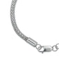 Pulsera Tejido Malla Regalo Hombre Mujer Plata 925 4 Mm