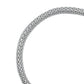 Pulsera Tejido Malla Regalo Hombre Mujer Plata 925 4 Mm