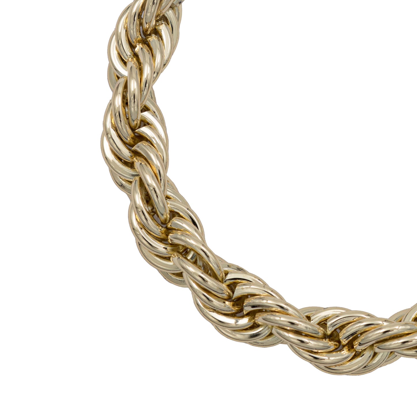 Pulsera Torsal Hombre Chapa De Oro 14k Calidad Premium 10 Mm