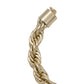 Pulsera Torsal Hombre Chapa De Oro 14k Calidad Premium 10 Mm