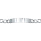 Pulsera Esclava Cubana Barbada Gruesa Hombre Plata 925 7 Mm