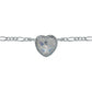 Pulsera Dije Corazon Del Mar Titanic Amor Amistad Plata 925