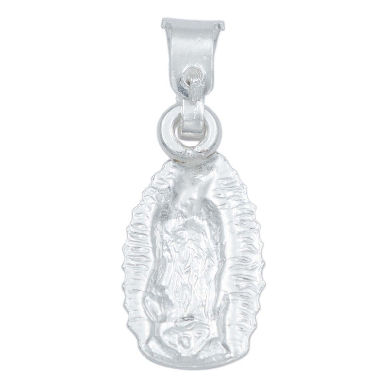 Dije Virgencita De Guadalupe Troquelada Chica Plata 925