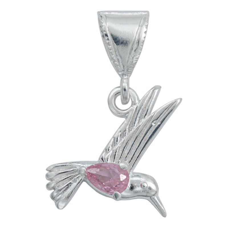 Dije Colibri Zirconia Amor Regalo Primavera Plata 925