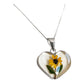 Shrek Collar Girasol Promesa Regalo Amoramistad Plata Ley925