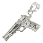 Dije Chico Pistola Gangster Punk Plata Solida 925