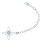 Pulsera Ajustable Nudo De Bruja Celta Zirconia Plata 925