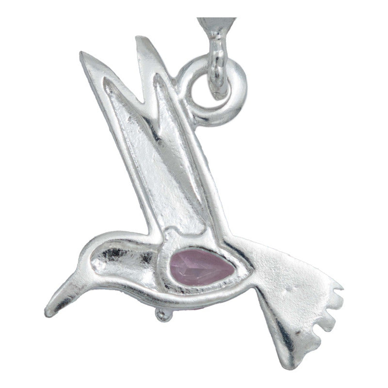 Dije Colibri Zirconia Amor Regalo Primavera Plata 925