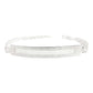 Pulsera Esclava Ajustable Rolo Placa Unisex Plata 925 4 Mm