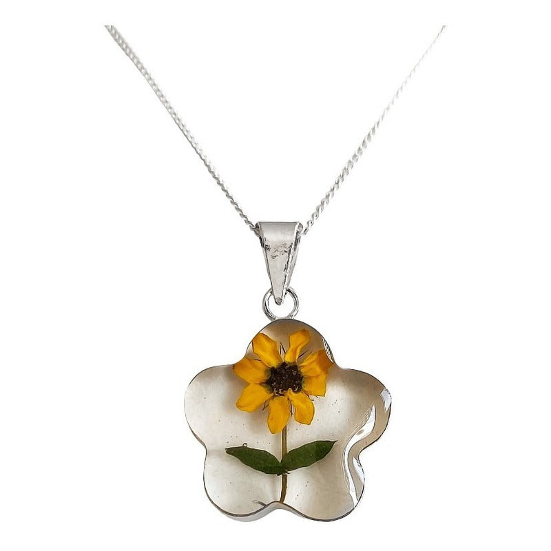 Shrek Collar Girasol Promesa Regalo Amoramistad Plata Ley925