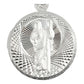 Medalla Diamantada San Judas Tadeo Plata Ley 925 1.7 Cm