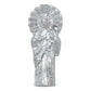 Dije Chico San Judas Liso Zirconia Plata Ley 925 4.5 Cm