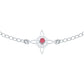 Pulsera Ajustable Nudo De Bruja Celta Zirconia Plata 925