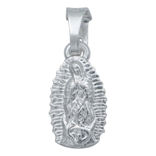 Dije Virgencita De Guadalupe Troquelada Chica Plata 925