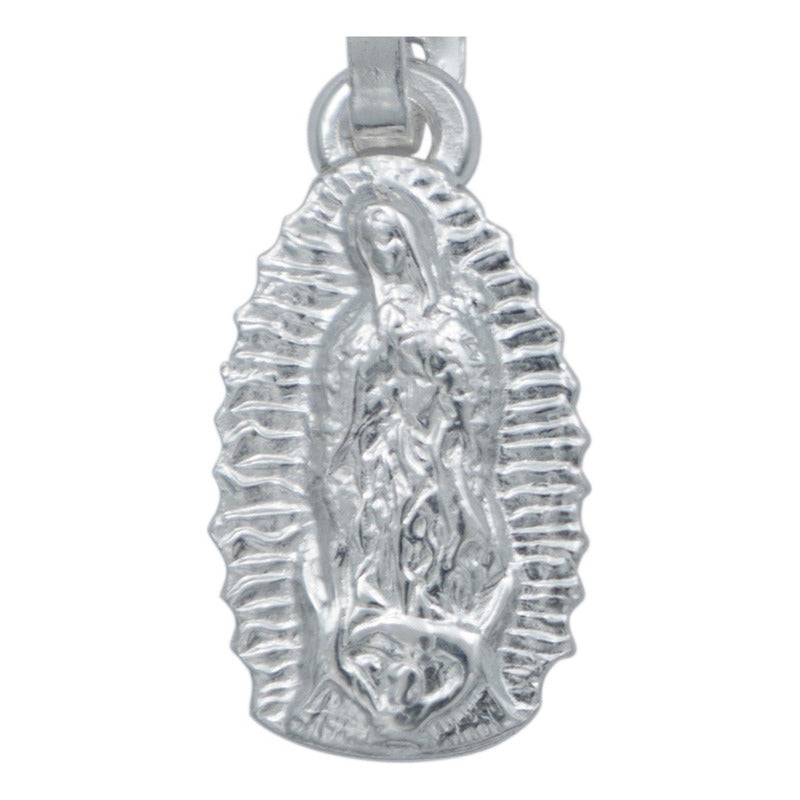 Dije Virgencita De Guadalupe Troquelada Chica Plata 925