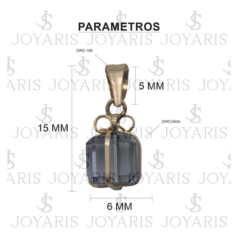 Dije Chico Regalo Zirconia Mujer Amor + Cadena Oro 10k