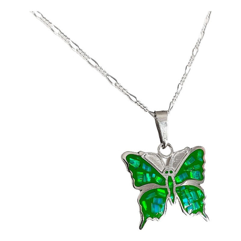 Juego Mariposa Primavera Amor Regalo Mujer Promesa Plata 925