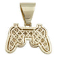 Dije Hombre Control Play 4 Hiphop + Cadena Chapa Oro 14k