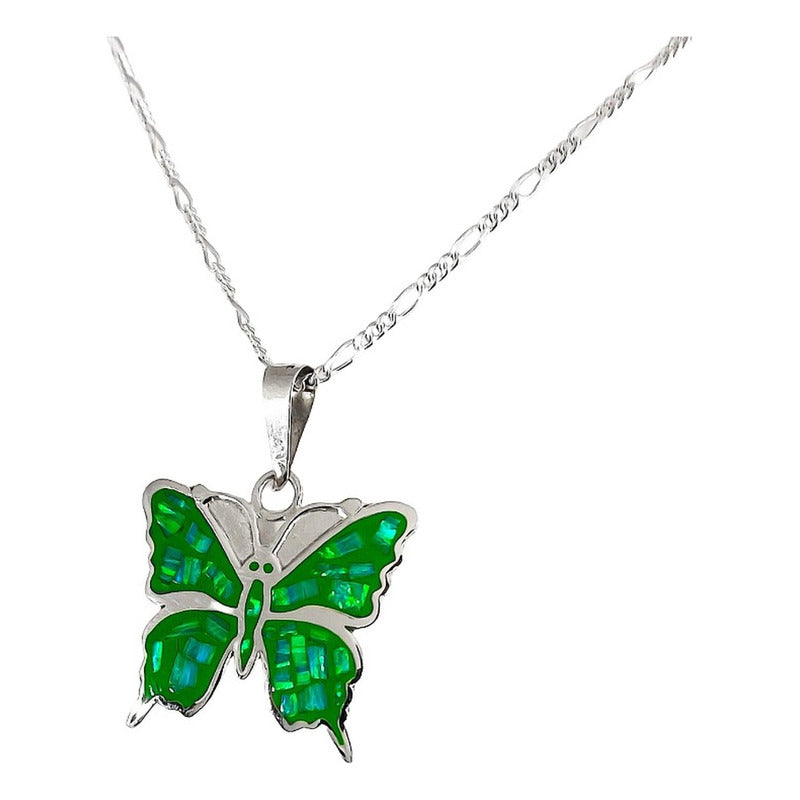 Juego Mariposa Primavera Amor Regalo Mujer Promesa Plata 925