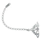 Pulsera Nudo De Bruja Fases Lunares Zirconias Plata Ley 925