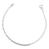 Pulsera Marinera Sencilla Plata 925 Hombre Mujer 2 Mm