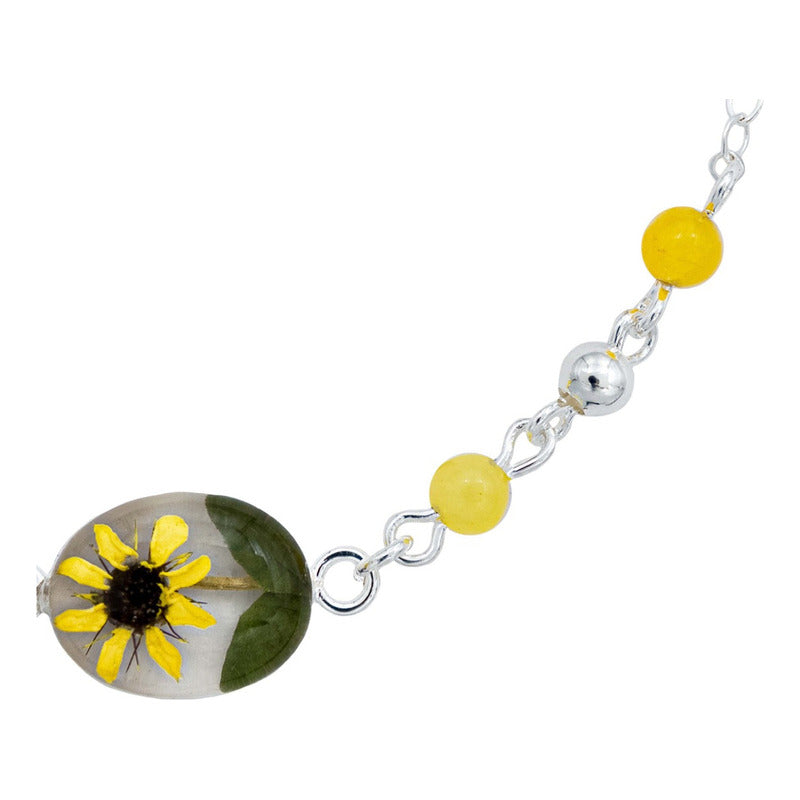 Pulsera Encapsulado Amor Girasol Shrek Regalo Mujer Plata925