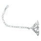 Pulsera Nudo De Bruja Fases Lunares Zirconias Plata Ley 925