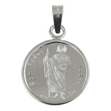 Dije Medalla San Judas Tadeo Mediana Plata Pura Ley 999