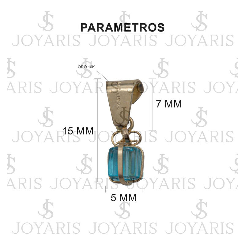 Dije Mini Regalo Zirconia Mujer Amor + Cadena Oro 10k