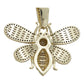 Dije Hombre Abeja Hiphop + Cadena Regalo Chapa Oro 14k