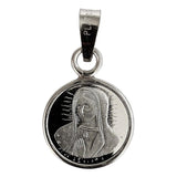 Dije Medalla Virgen Guadalupe Plata Pura Ley 999