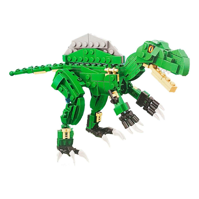 Juguete De +250 Bloques Para Armar Dinosaurio Transformer