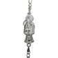 Pulsera Santa Muerte Lisa Esclava Plata Solida Pura Ley 925