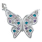 Dije Mariposa Zirconias Primavera Regalo Amor Plata 925