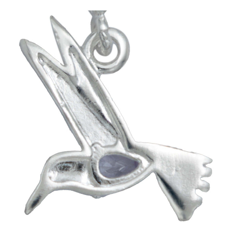 Dije Colibri Zirconia Amor Regalo Primavera Plata 925