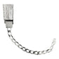 Pulsera Esclava San Judas Tadeo Zirconias Plata Ley S925