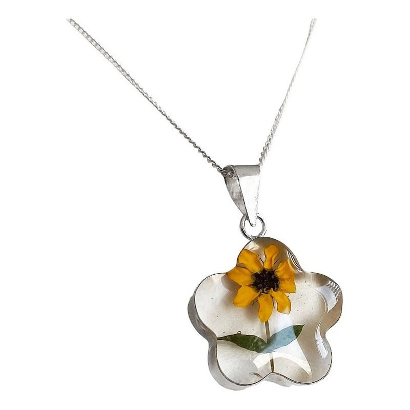 Shrek Collar Girasol Promesa Regalo Amoramistad Plata Ley925