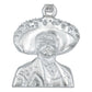 Dije Mexicano Pancho Villa Zirconias Sombrero Plata 925