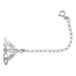 Pulsera Nudo De Bruja Fases Lunares Zirconias Plata Ley 925