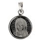 Dije Medalla Virgen Guadalupe Mediana Plata Pura Ley 999