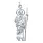 Dije Chico San Judas Zirconias Unisex Plata Ley 925 4.7 Cm