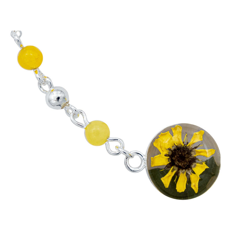 Pulsera Encapsulado Amor Girasol Shrek Regalo Mujer Plata925